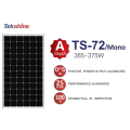 tekshine Blue black PERC  high quality long life 365w 370w 375w 72 cells  mono canadian solar panel price